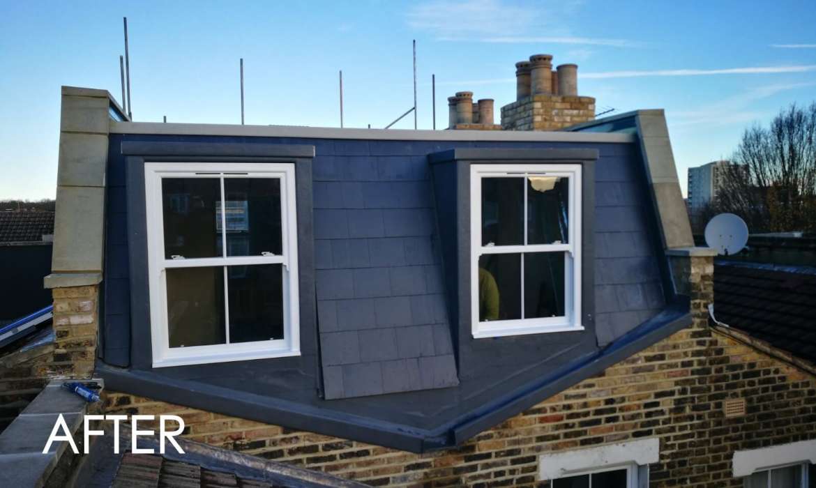Full rear extension with open plan kitchen and dining