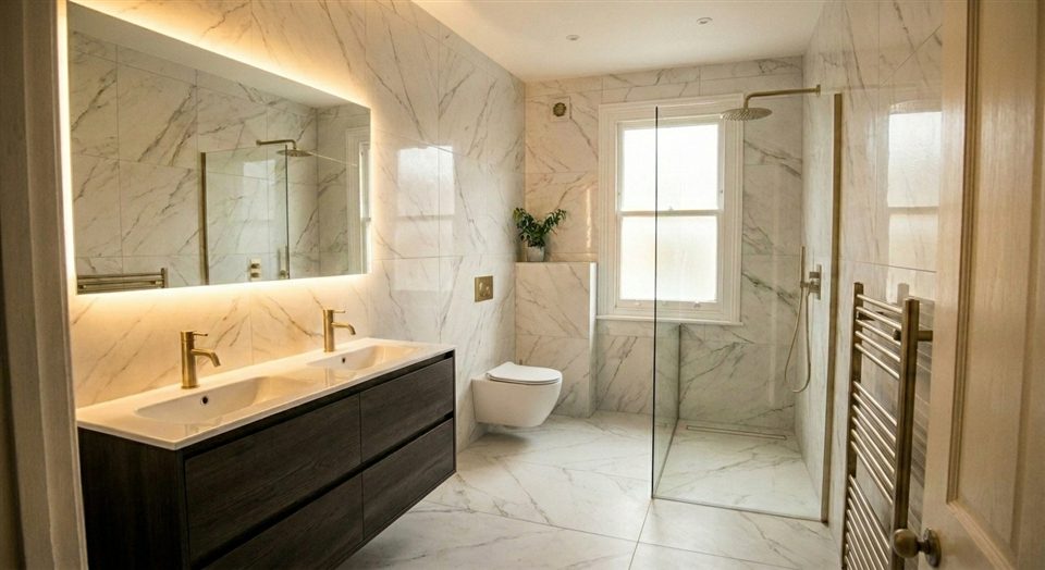 Bathroom before renovation - London