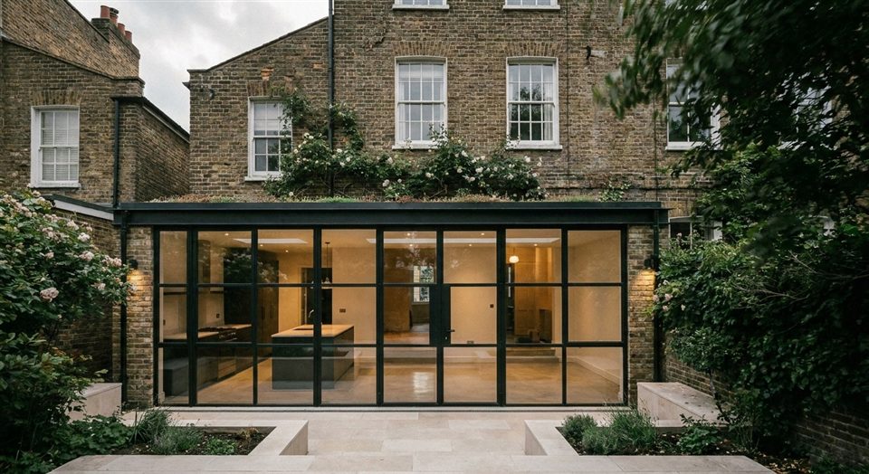 Victorian house before rear extension