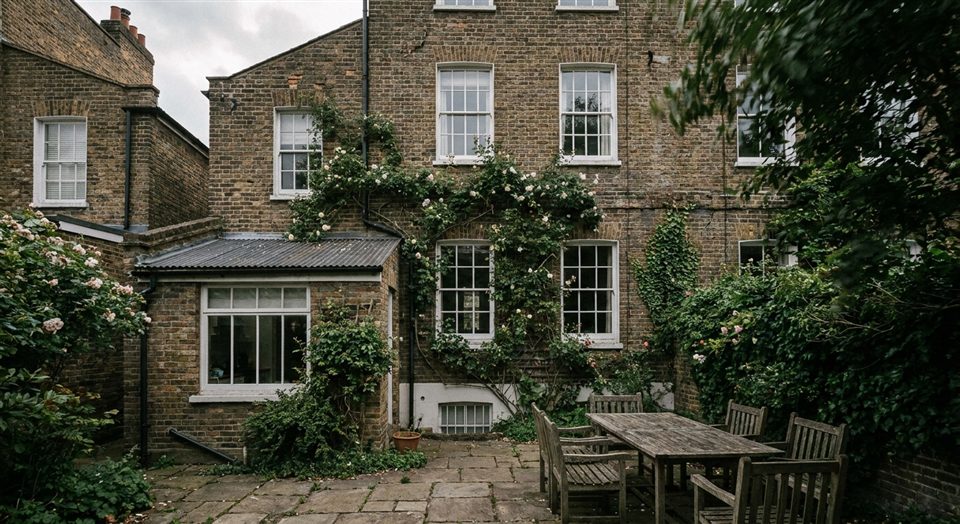 Victorian house after Crittall rear extension